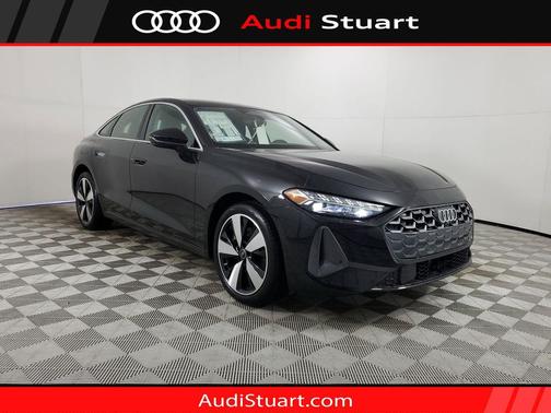 Mythos Black Metallic 2025 Audi A5 Premium Plus TFSI quattro S tronic Hatchback