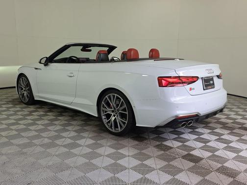 Glacier White Metallic/Black Roof 2024 Audi S5 3.0T Prestige