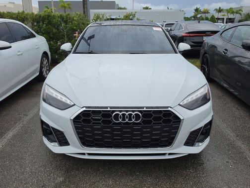 Glacier White Metallic 2023 Audi A5 Sportback 45 S Line Premium