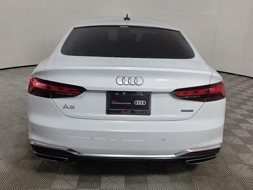 Glacier White Metallic 2023 Audi A5 Sportback 45 S Line Premium