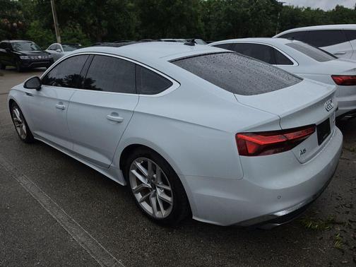 Glacier White Metallic 2023 Audi A5 Sportback 45 S Line Premium