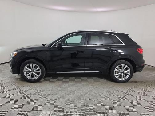 Black Metallic 2025 Audi Q3 45 S line Premium Plus