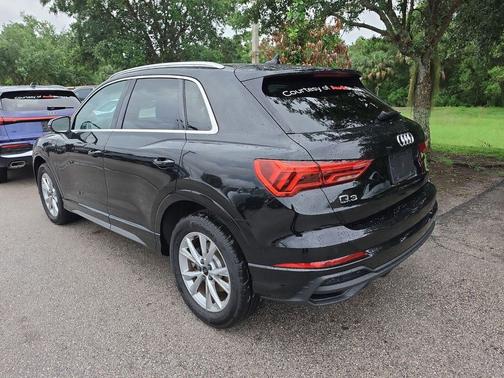 Black Metallic 2025 Audi Q3 45 S line Premium Plus