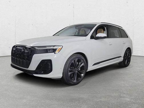 Glacier White Metallic 2026 Audi Q7 55 Premium Plus