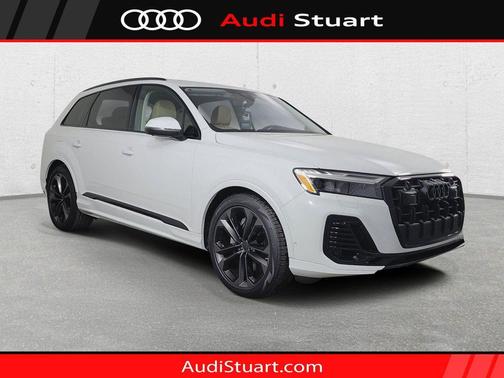 Glacier White Metallic 2026 Audi Q7 55 Premium Plus SUV