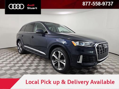 Blue Metallic 2023 Audi Q7 55 Premium Plus