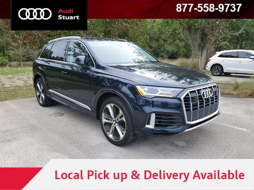 Blue Metallic 2023 Audi Q7 55 Premium Plus