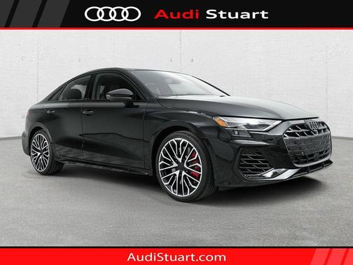 mythos black metallic 2026 Audi S3 TFSI quattro S tronic Sedan