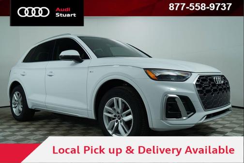 Glacier White Metallic 2022 Audi Q5 45 S line Premium