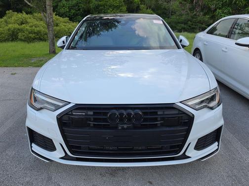 Glacier White Metallic 2022 Audi A6 55 Premium Plus