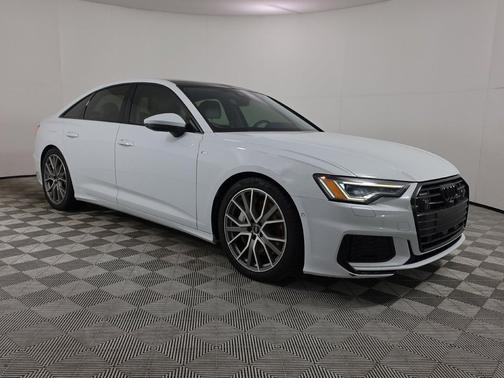 Glacier White Metallic 2022 Audi A6 55 Premium Plus