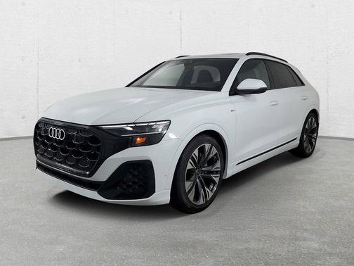 Glacier White Metallic 2026 Audi Q8 55 Premium Plus