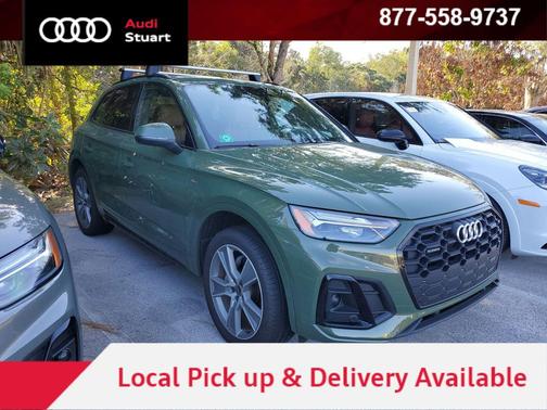 Green Metallic 2025 Audi Q5 45 S line Premium