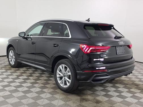 Black Metallic 2025 Audi Q3 45 S line Premium Plus