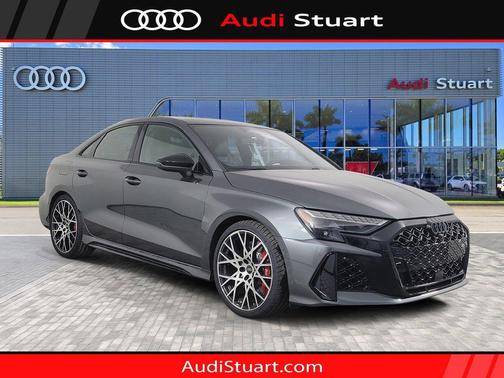 Daytona Gray Pearl Effect 2026 Audi RS 3 TFSI quattro S tronic Sedan