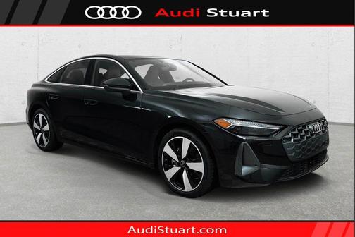 Mythos Black Metallic 2025 Audi A5 Premium Plus TFSI quattro S tronic Hatchback