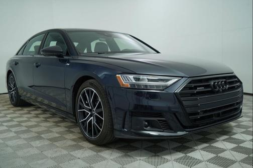 Moonlight Blue Metallic 2021 Audi A8 L 60