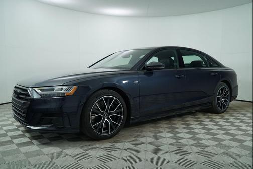 Moonlight Blue Metallic 2021 Audi A8 L 60