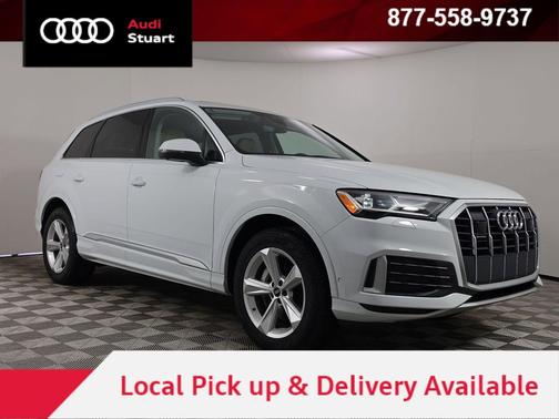 White 2023 Audi Q7 45 Premium Plus