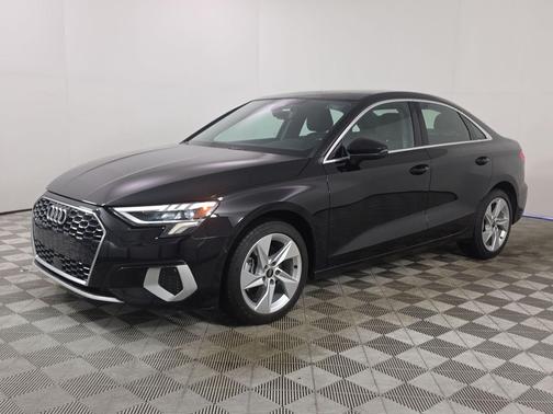 Brilliant Black 2023 Audi A3 Premium