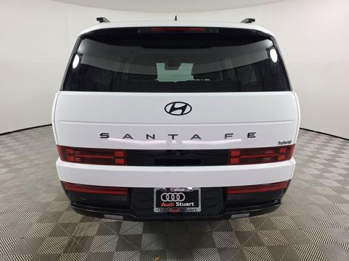 Serenity White 2025 Hyundai SANTA FE HEV Calligraphy