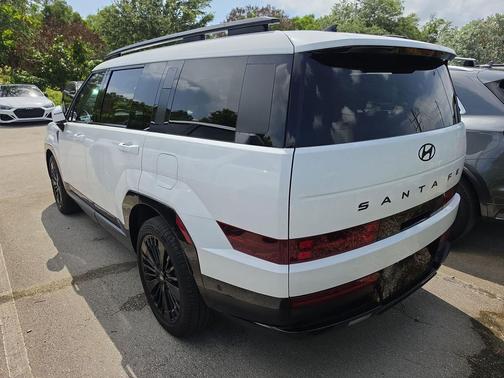Serenity White 2025 Hyundai SANTA FE HEV Calligraphy