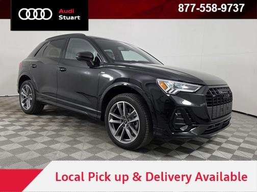 Black Metallic 2025 Audi Q3 Premium 45 TFSI S line quattro Tiptronic