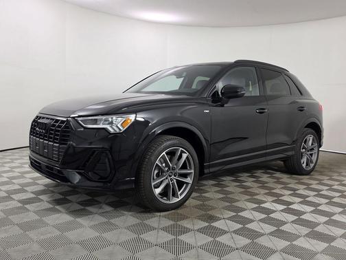 Black Metallic 2025 Audi Q3 Premium 45 TFSI S line quattro Tiptronic