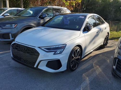 Glacier White Metallic 2024 Audi S3 Premium Plus TFSI quattro S tronic