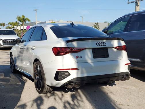Glacier White Metallic 2024 Audi S3 Premium Plus TFSI quattro S tronic