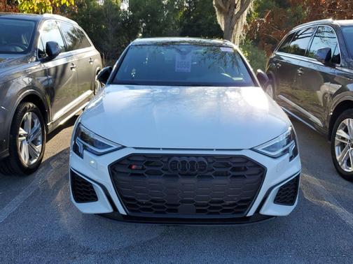 Glacier White Metallic 2024 Audi S3 Premium Plus TFSI quattro S tronic
