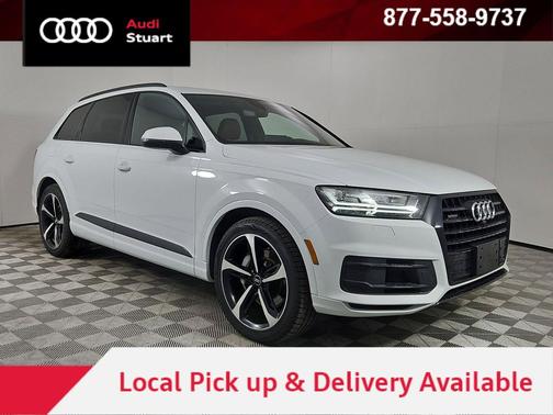 Glacier White Metallic 2019 Audi Q7 55 Premium Plus