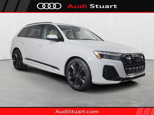 Glacier White Metallic 2026 Audi Q7 55 Premium Plus SUV