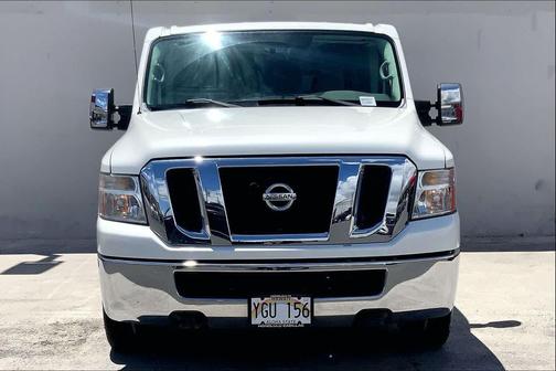Pearl White 2016 Nissan NV Passenger NV3500 HD S V8