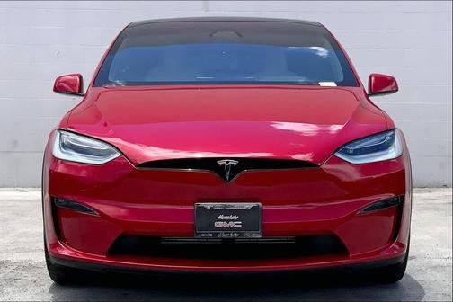 Red Multi-Coat 2022 Tesla Model X Plaid Tri Motor All-Wheel Drive