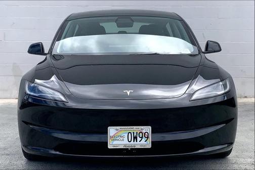 Solid Black 2024 Tesla Model 3 Long Range
