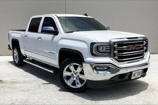 Summit White 2018 GMC Sierra 1500 SLT