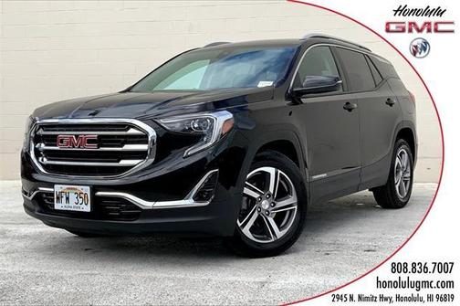 Ebony Twilight Metallic 2021 GMC Terrain SLT