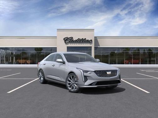 Argent Silver Metallic 2025 Cadillac CT4 Premium Luxury RWD