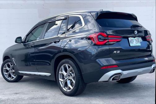 Dark Graphite Metallic 2022 BMW X3 xDrive30i