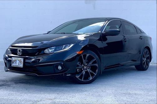 Crystal Black Pearl 2020 Honda Civic Sport