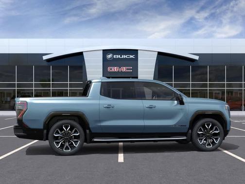 Moonlight Matte 2025 GMC Sierra EV Max Range Denali
