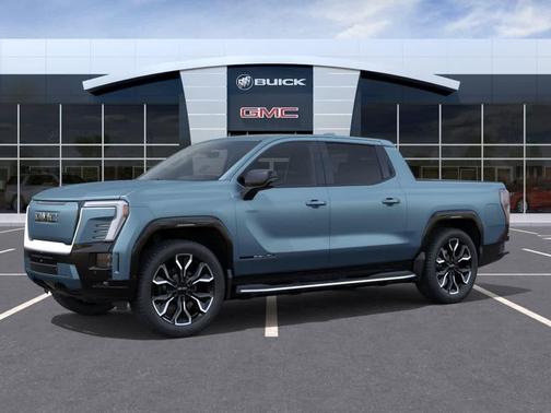 Moonlight Matte 2025 GMC Sierra EV Max Range Denali