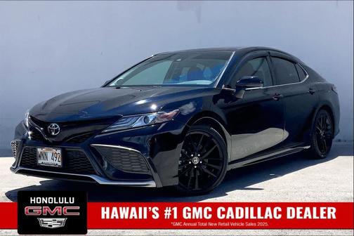 Midnight Black Metallic 2022 Toyota Camry XSE