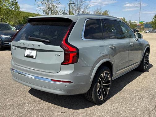Vapour Grey Metallic 2026 Volvo XC90 Plug-In Hybrid Plus, T8 AWD, Electric/Gasoline, Bright, 7 Seats