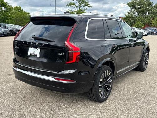 Onyx Black Metallic 2026 Volvo XC90 Plus, B6 AWD Gas (mild hybrid), Gasoline, Bright, 7 Seats