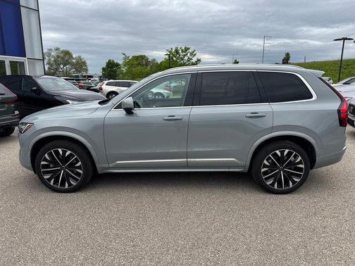Vapour Grey Metallic 2026 Volvo XC90 Plus, B6 AWD Gas (mild hybrid), Gasoline, Bright, 7 Seats