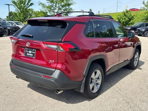 Ruby Flare Pearl 2025 Toyota RAV4 Hybrid XLE