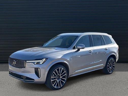 Aurora Silver 2026 Volvo XC90 Plus, B6 AWD Gas (mild hybrid), Gasoline, Bright, 7 Seats