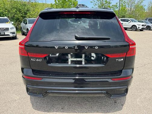 Onyx Black 2025 Volvo XC60 Plug-In Hybrid Plus, T8 AWD Electric/Gasoline, Dark